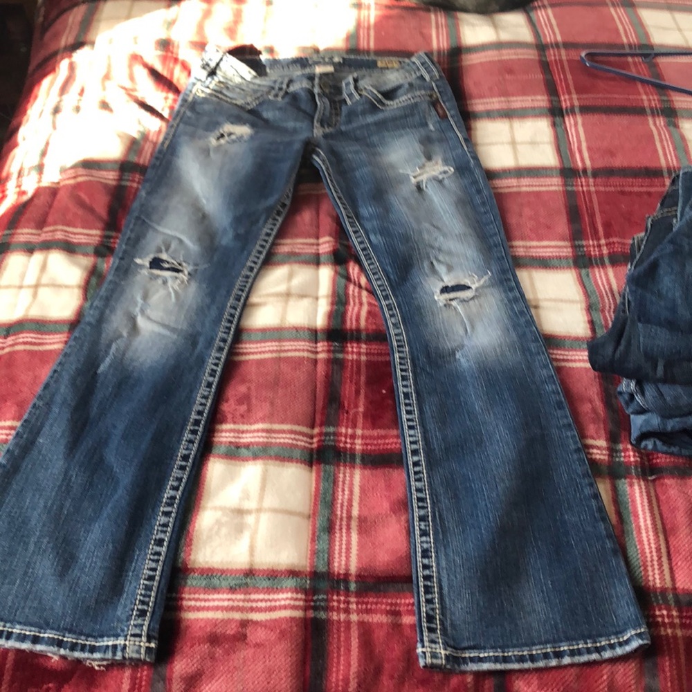 Silver bootcut jeans size 29/31